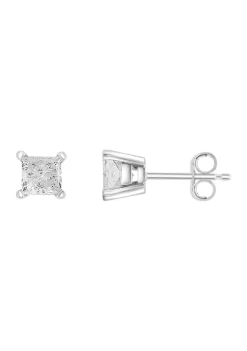 Cheap 🧨 1 ct. t.w. Diamond Stud Earrings in 14K White Gold by Effy® 😉 -Effy® Sales Shop Belk 1018