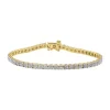 Outlet ✨ 1/4 ct. t.w. Diamond Bracelet in Gold Plated Sterling Silver by Effy® 😉