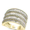 Discount 🌟 1.47 ct. t.w. Baguette and Round Diamond Band in 14k Yellow Gold by Effy® ❤️