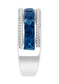 Deals 🎁 Men's 925 Sterling Silver London Blue Topaz Ring by Effy® 🛒 -Effy® Sales Shop Belk 1110