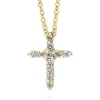 Cheapest ⌛ Diamond Pendant Cross Necklace in 14k Yellow Gold by Effy® 👍