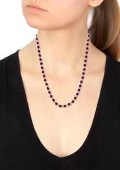 Brand new 😍 Diamond and Natural Ruby Necklace in Sterling Silver by Effy® 💯 -Effy® Sales Shop Belk 1152