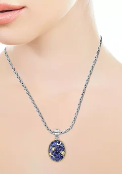 Cheap 🧨 3.03 ct. t.w. Tanzanite Pendant Necklace in Sterling Silver by Effy® 🥰 6 Cheap 🧨 3.03 ct. t.w. Tanzanite Pendant Necklace in Sterling Silver by Effy® 🥰 -Effy® Sales Shop Belk 1165