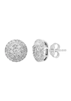 Best Sale 👍 1/2 ct. t.w. Diamond Stud Earrings in Sterling Silver by Effy® 😉