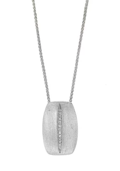 Discount ⭐ Sterling Silver Diamond Pendant Necklace by Effy® 🧨
