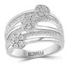 Discount ✨ 3/8 ct. t.w. Diamond Faux Stack Ring in Sterling Silver by Effy® 🎁