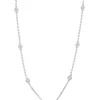 Flash Sale 👏 1/4 ct. t.w. Diamond Miracle Set Station Necklace in Sterling Silver by Effy® ❤️