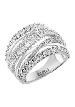 Discount ✨ Sterling Silver 1 ct. t.w. Miracle Set Diamond Ring by Effy® 💯 -Effy® Sales Shop Belk 128
