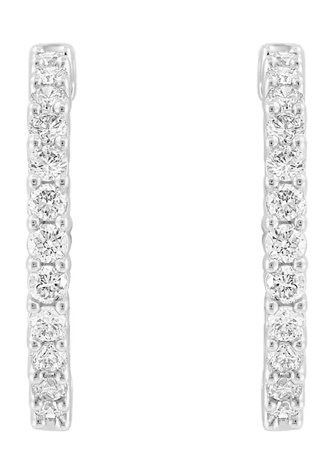 Deals 👏 Lab Created 14K White Gold Lab Grown Diamond Earrings by Effy® ✔️ 1 Deals 👏 Lab Created 14K White Gold Lab Grown Diamond Earrings by Effy® ✔️