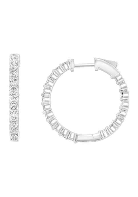 Deals 👏 Lab Created 14K White Gold Lab Grown Diamond Earrings by Effy® ✔️ 2 Deals 👏 Lab Created 14K White Gold Lab Grown Diamond Earrings by Effy® ✔️ - Image 2