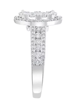 Outlet 🌟 14k White Gold 1 ct. t.w. Miracle Set Diamond Ring by Effy® 🔔 7 Outlet 🌟 14k White Gold 1 ct. t.w. Miracle Set Diamond Ring by Effy® 🔔 -Effy® Sales Shop Belk 1294