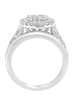Budget 👍 1 ct. t.w. Diamond Bridal Set in Sterling Silver by Effy® ⌛ -Effy® Sales Shop Belk 1299