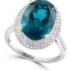 Best reviews of 🤩 14K White Gold Diamond, London Blue Topaz Ring by Effy® 🥰