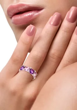 Hot Sale 🌟 14K Rose Gold 1/10 ct. t.w. Diamond and 3.5 ct. t.w. Amethyst Ring by Effy® 🤩 10 Hot Sale 🌟 14K Rose Gold 1/10 ct. t.w. Diamond and 3.5 ct. t.w. Amethyst Ring by Effy® 🤩 -Effy® Sales Shop Belk 1313