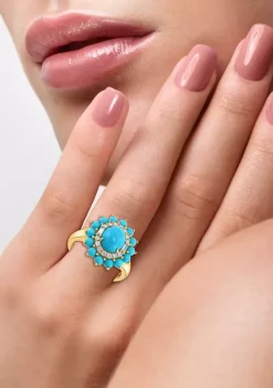 Best reviews of 😍 1/4 ct. t.w. Diamond and 2.5 ct. t.w. Turquoise Ring in 14K Yellow Gold by Effy® ✨ 10 Best reviews of 😍 1/4 ct. t.w. Diamond and 2.5 ct. t.w. Turquoise Ring in 14K Yellow Gold by Effy® ✨ -Effy® Sales Shop Belk 1345