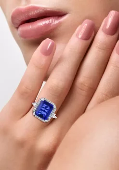 Best Sale 👍 14K White Gold Diamond and Tanzanite Ring by Effy® 😀 10 Best Sale 👍 14K White Gold Diamond and Tanzanite Ring by Effy® 😀 -Effy® Sales Shop Belk 1351