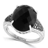 Best reviews of 😉 Sterling Silver Black Diamond and Onyx Ring by Effy® 🤩