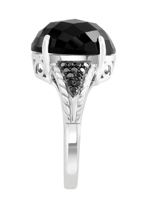 Best reviews of 😉 Sterling Silver Black Diamond and Onyx Ring by Effy® 🤩 4 Best reviews of 😉 Sterling Silver Black Diamond and Onyx Ring by Effy® 🤩 - Image 4