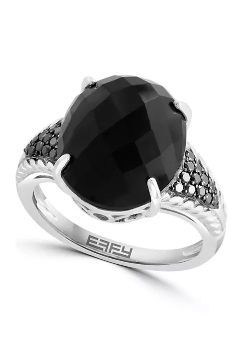 Best reviews of 😉 Sterling Silver Black Diamond and Onyx Ring by Effy® 🤩 6 Best reviews of 😉 Sterling Silver Black Diamond and Onyx Ring by Effy® 🤩 - Image 6