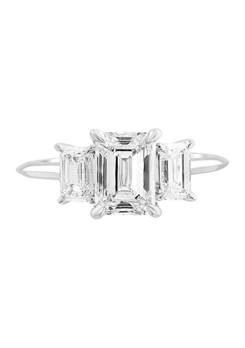 Buy 🤩 14K White Gold Lab-Created Diamond Ring by Effy® 🎉 2 Buy 🤩 14K White Gold Lab-Created Diamond Ring by Effy® 🎉 - Image 2