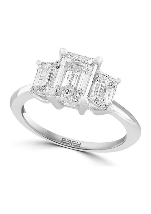 Buy 🤩 14K White Gold Lab-Created Diamond Ring by Effy® 🎉 6 Buy 🤩 14K White Gold Lab-Created Diamond Ring by Effy® 🎉 - Image 6