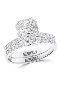 Top 10 🥰 1.2 ct. t.w. Diamond Ring Set in 14K White Gold by Effy® 🥰 -Effy® Sales Shop Belk 1405