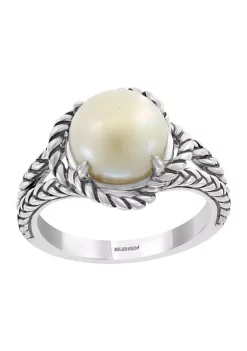 Cheapest ⌛ Sterling Silver 9 Millimeter Freshwater Pearl Ring by Effy® 🛒 -Effy® Sales Shop Belk 1415