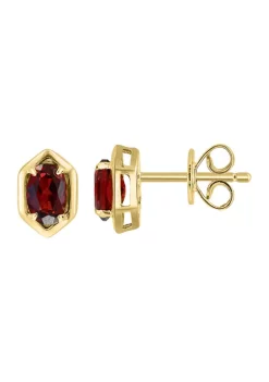 Best reviews of 😉 925 Gold Plated Silver Garnet Earrings by Effy® 🧨 -Effy® Sales Shop Belk 1455