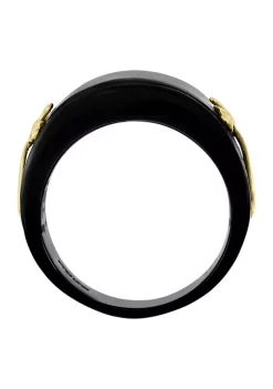 Outlet 👏 Men's Onyx Sterling Silver Cross Ring by Effy® ✨ -Effy® Sales Shop Belk 1479