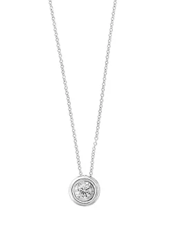 Best Pirce 🎉 1/5 ct. t.w. Miracle Bezel Diamond Pendant in 14k White Gold by Effy® 😍