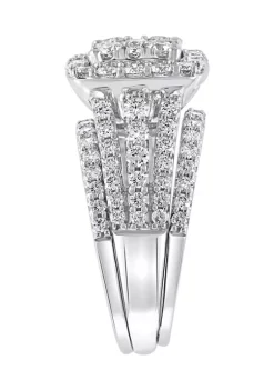 Top 10 🛒 1.94 ct. t.w. Diamond Ring and Band Set in 14K White Gold by Effy® ❤️ -Effy® Sales Shop Belk 1506