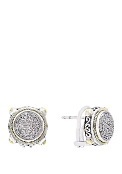 Cheap 😍 1/3 ct. t.w. Diamond Earrings in 925 Sterling Silver/18k Yellow Gold by Effy® ⌛