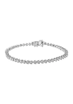 Hot Sale 🛒 0.96 ct. t.w. Diamond Tennis Bracelet in 14k White Gold by Effy® 🛒 -Effy® Sales Shop Belk 1530