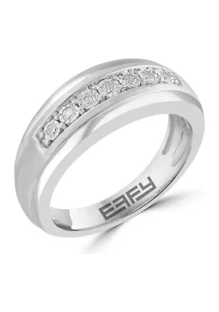 Cheap 💯 Men's Diamond Ring in Sterling Silver by Effy® 👏
