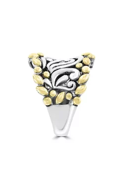 Flash Sale 💯 Band Ring in Sterling Silver and 18k Yellow Gold by Effy® 💯 -Effy® Sales Shop Belk 1539
