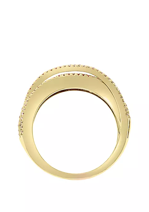 Deals 😍 1/3 ct. t.w. Diamond and 1.33 ct. t.w. Multi Sapphire Ring in 14k Yellow Gold by Effy® 🎁 3 Deals 😍 1/3 ct. t.w. Diamond and 1.33 ct. t.w. Multi Sapphire Ring in 14k Yellow Gold by Effy® 🎁 - Image 3