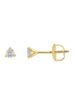 Budget 🧨 14K Yellow Gold Diamond Earrings by Effy® 💯