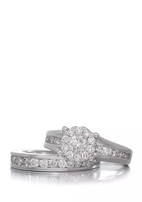 Coupon 🌟 1.48 ct. t.w. Diamond Engagement and Wedding Band Set in 14K White Gold by Effy® 🔥 2 Coupon 🌟 1.48 ct. t.w. Diamond Engagement and Wedding Band Set in 14K White Gold by Effy® 🔥 - Image 2