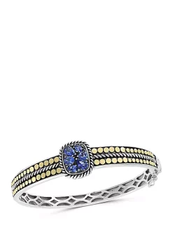 Wholesale 😍 1.85 ct. t.w. Tanzanite Bangle in 925 Sterling Silver/18k Yellow Gold by Effy® 😉