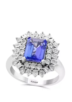 Brand new 👍 2.09 ct. t.w. Tanzanite and 1/5 ct. t.w. Diamond Ring in 14k White Gold by Effy® 🧨 9 Brand new 👍 2.09 ct. t.w. Tanzanite and 1/5 ct. t.w. Diamond Ring in 14k White Gold by Effy® 🧨 -Effy® Sales Shop Belk 1645