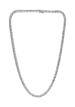 Outlet 👏 1.28 ct. t.w. Diamond Tennis Necklace in Sterling Silver by Effy® 💯