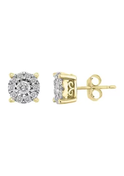 Brand new 🔔 1/2 ct. t.w. Diamond Earrings in 14k Two-Tone Metal by Effy® 🌟 5 Brand new 🔔 1/2 ct. t.w. Diamond Earrings in 14k Two-Tone Metal by Effy® 🌟 -Effy® Sales Shop Belk 1671