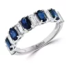 New 🎁 2.54 ct. t.w. Sapphire Ring in 14K White Gold by Effy® 😀