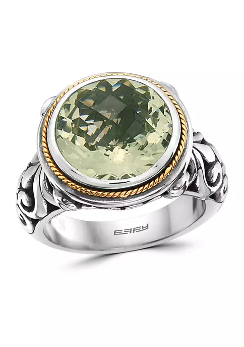 New 🌟 5.4 ct. t.w. Green Amethyst Ring in Sterling Silver by Effy® 💯 2 New 🌟 5.4 ct. t.w. Green Amethyst Ring in Sterling Silver by Effy® 💯 - Image 2