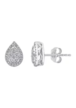 Best deal ❤️ 1/2 ct. t.w. Diamond Earrings in Sterling Silver by Effy® ✔️