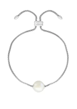 Discount ✔️ 10 Millimeter Freshwater Pearl Bracelet in Sterling Silver by Effy® 🤩
