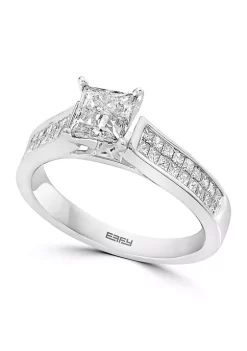 New 💯 14K White Gold Diamond Ring by Effy® 🌟