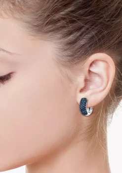 Cheap 🤩 2.21 ct. t.w. Blue Topaz Hoop Earrings in Sterling Silver by Effy® 😀 -Effy® Sales Shop Belk 1792