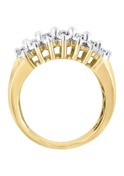 Best Sale 🎉 1/2 ct. t.w. Diamond Ring in Gold Over Sterling Silver by Effy® 🎁 -Effy® Sales Shop Belk 1796
