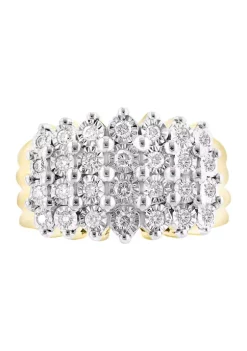 Best Sale 🎉 1/2 ct. t.w. Diamond Ring in Gold Over Sterling Silver by Effy® 🎁 -Effy® Sales Shop Belk 1798